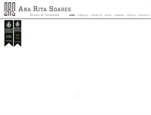 Tablet Screenshot of anaritasoares.com